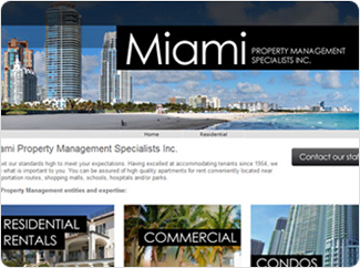 Example website for property management company